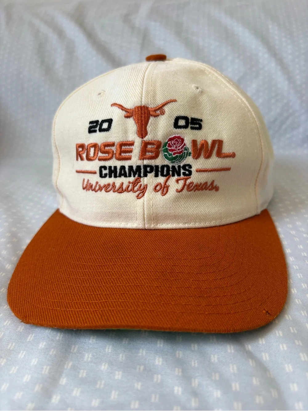 University of Texas 2005 Rose Bowl Champions Hat - 100% wool